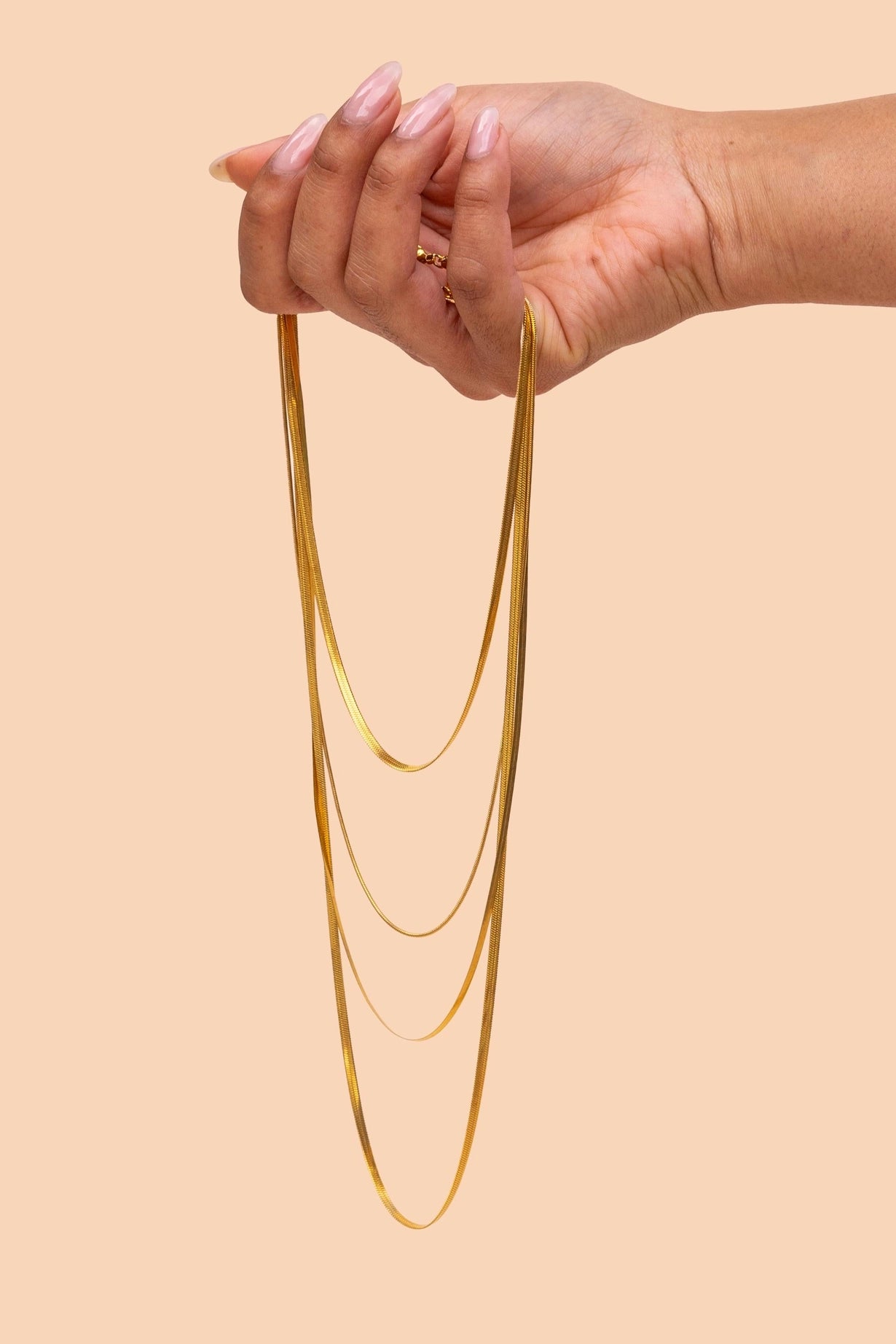 Louise 4-Layer Snake Chain Necklace