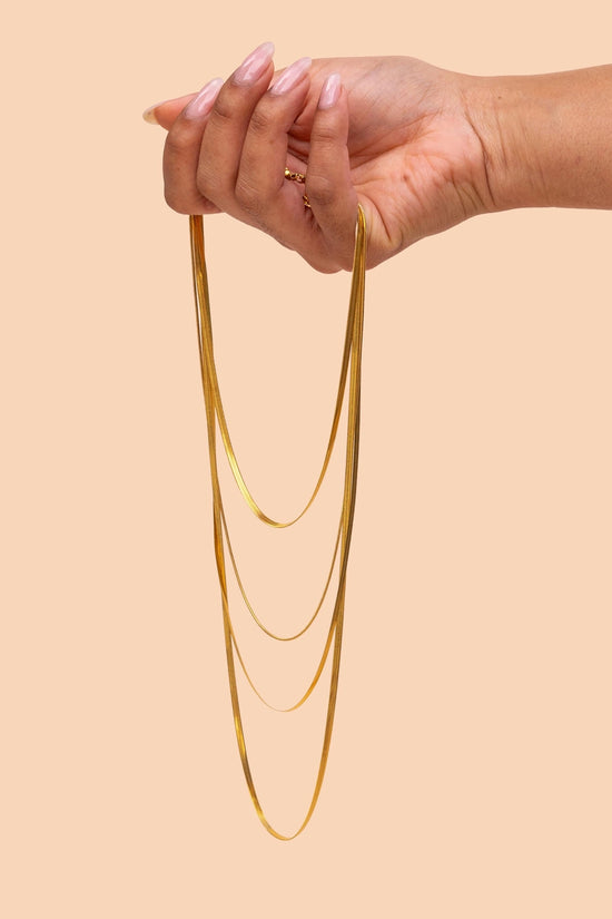 Louise 4-Layer Snake Chain Necklace