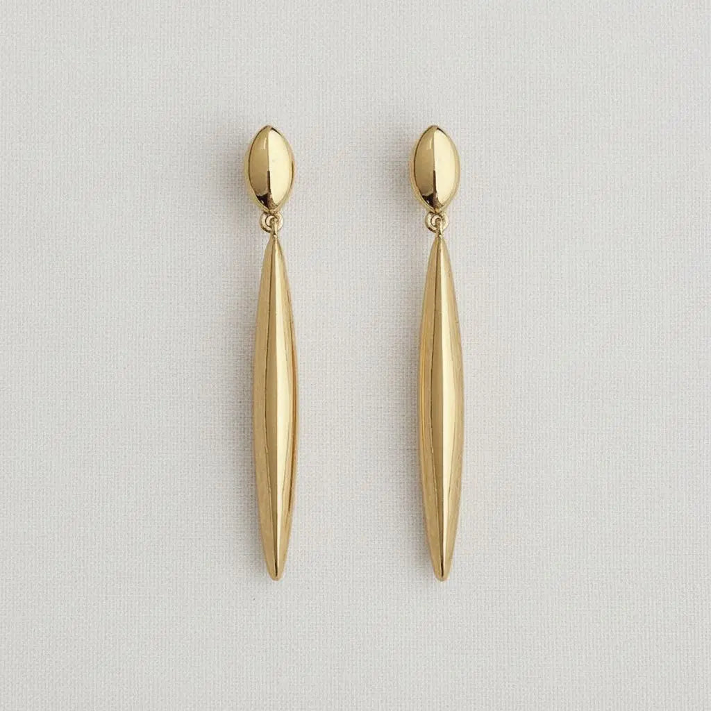 Chic Longline Vintage-Inspired Drop Earrings