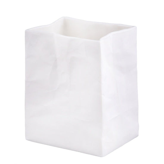 Poetry Porcelain Bag Vase - Large