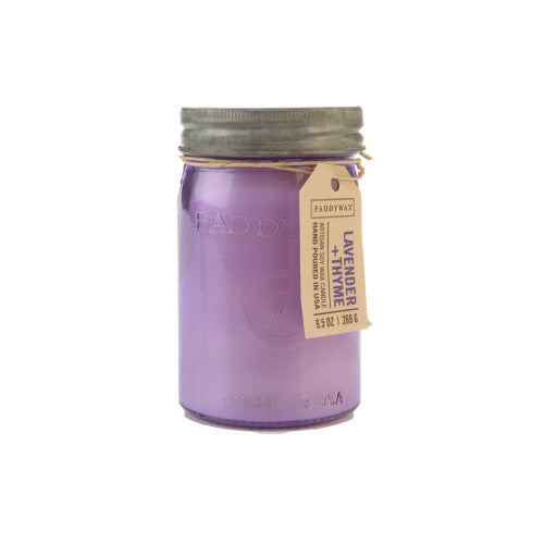 Relish Jar Purple Glass Candle - Lavender & Thyme - 9.5 oz.
