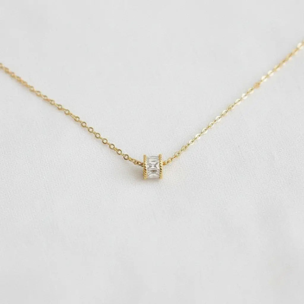 Cubic Zirconia Pendant Necklace