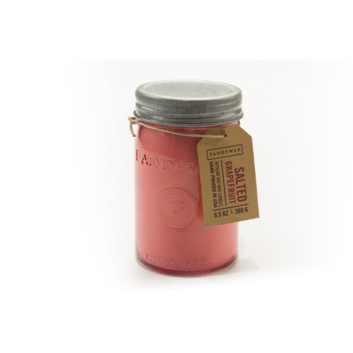 Relish Jar Pink Glass Candle - Salted Grapefruit - 9.5 oz.