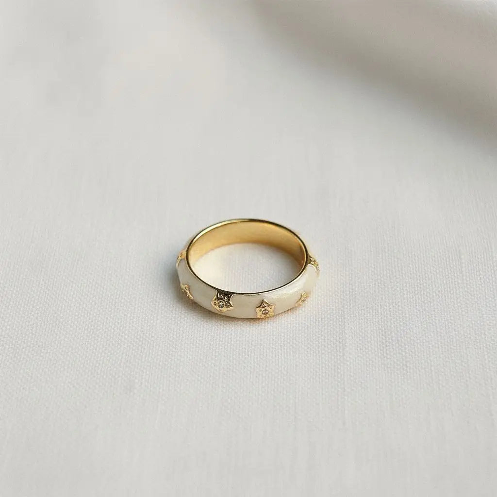 Vintage Inspired Drip Oil Ring