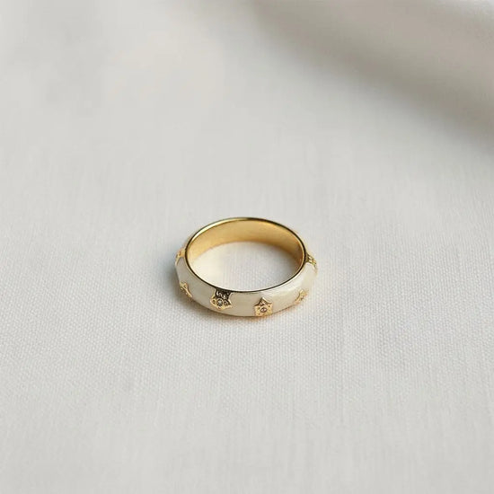 Vintage Inspired Drip Oil Ring