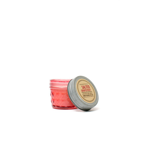 Relish Jar Pink Glass Candle - Salted Grapefruit - 3 oz.