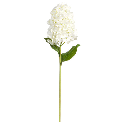 Real Touch Faux White Hydrangea Stem