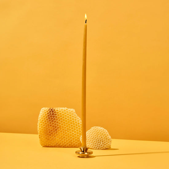 Thin Beeswax Taper Candles