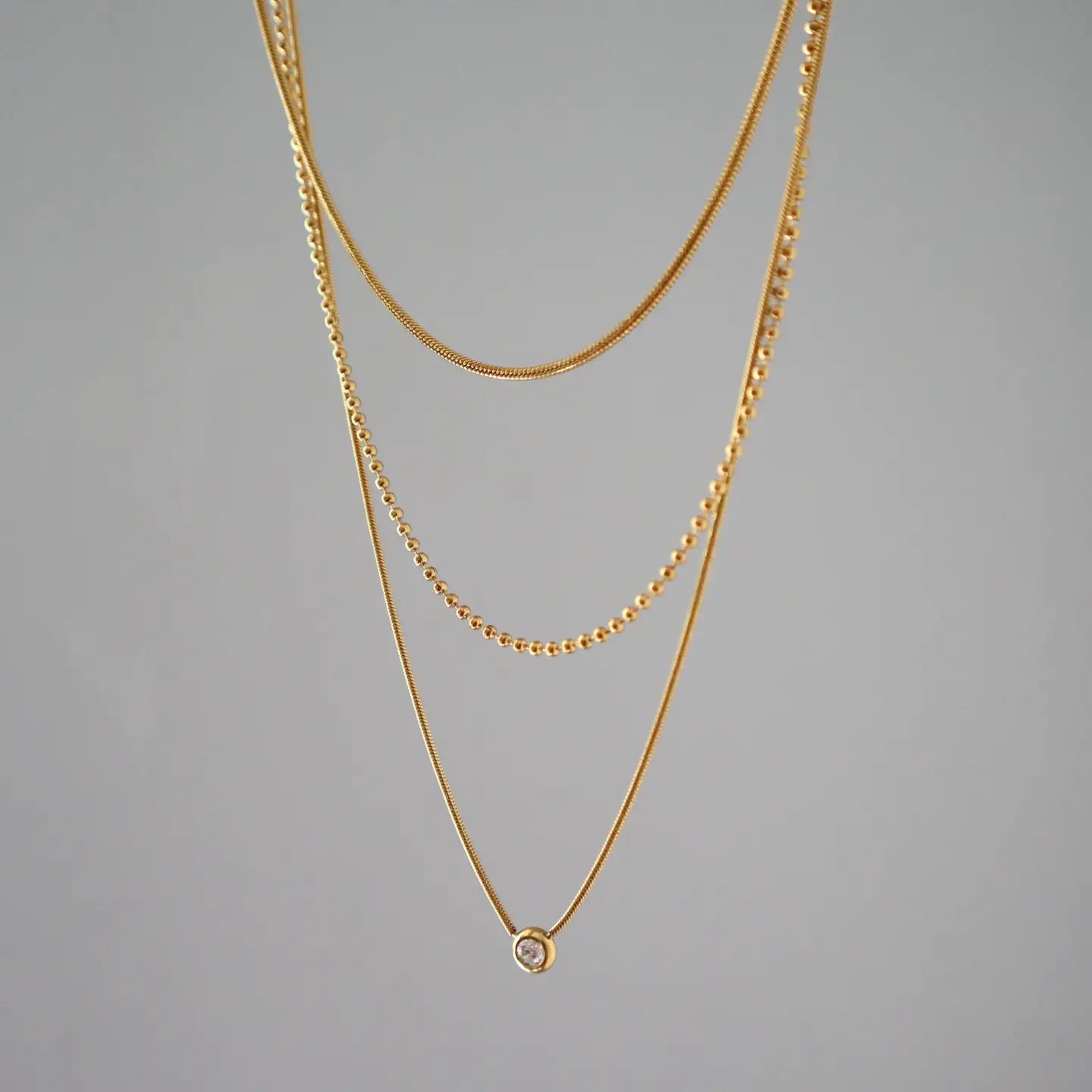 Trinity Layered Necklace