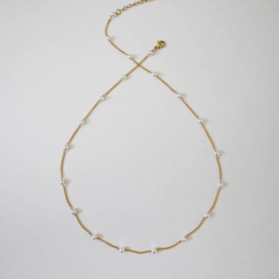 Pearl Satellite Chain Necklace