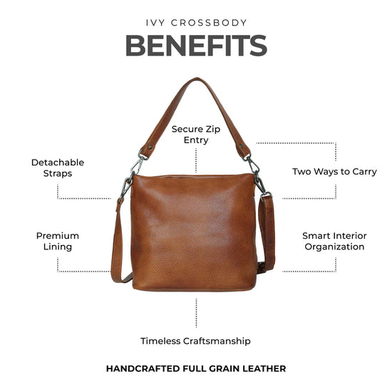 Ivy Crossbody - Brown