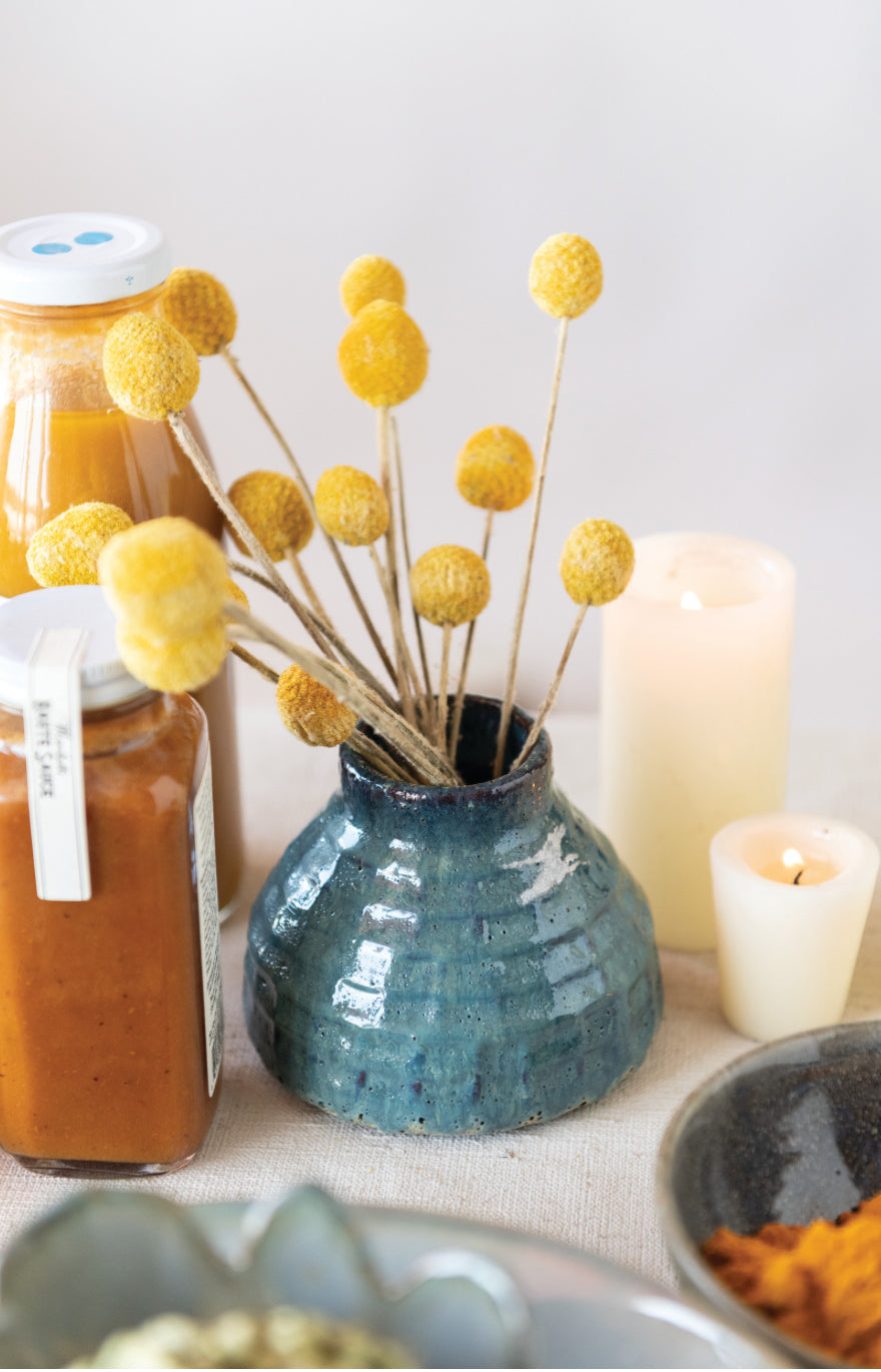 Dried Natural Craspedia Bunch - Yellow