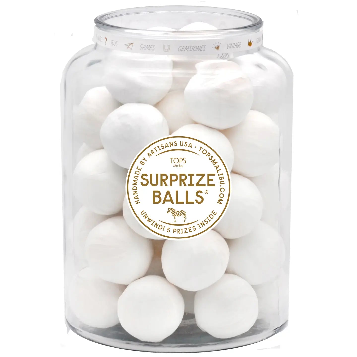 Mini Surprise Ball - White Snowballs
