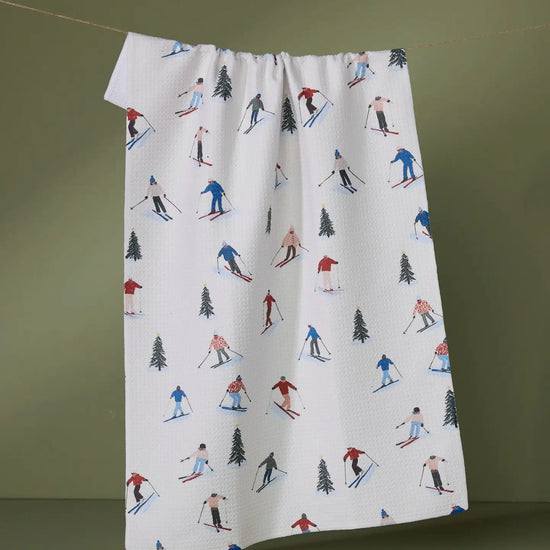 Alpine Run Tea Towel