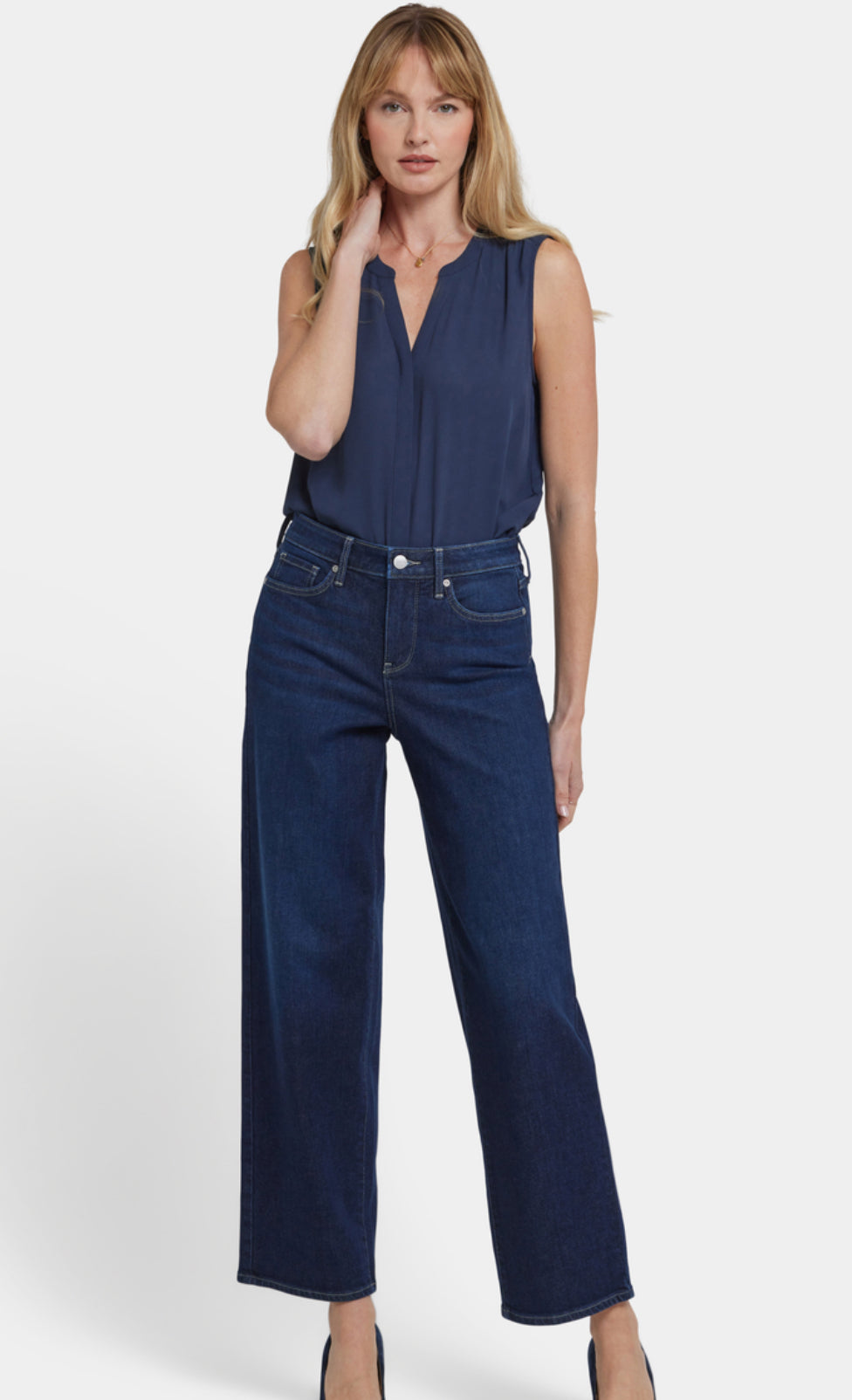 Gemma Barrel Jeans - Midnight Breeze