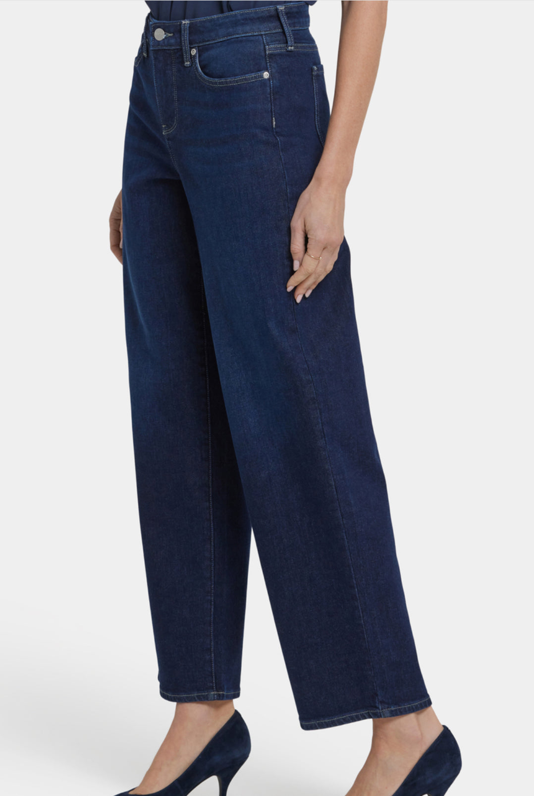 Gemma Barrel Jeans - Midnight Breeze