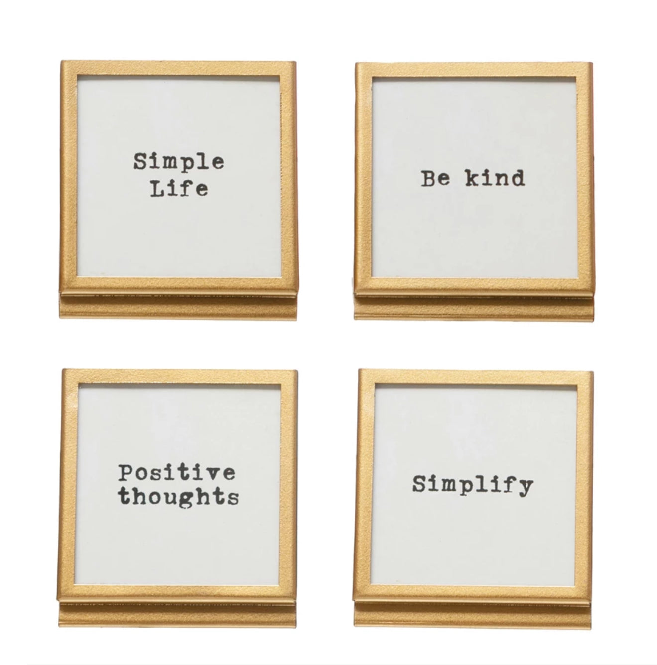 Creative Co-Op Frame with Uplifting Saying - “Positive Thoughts ...