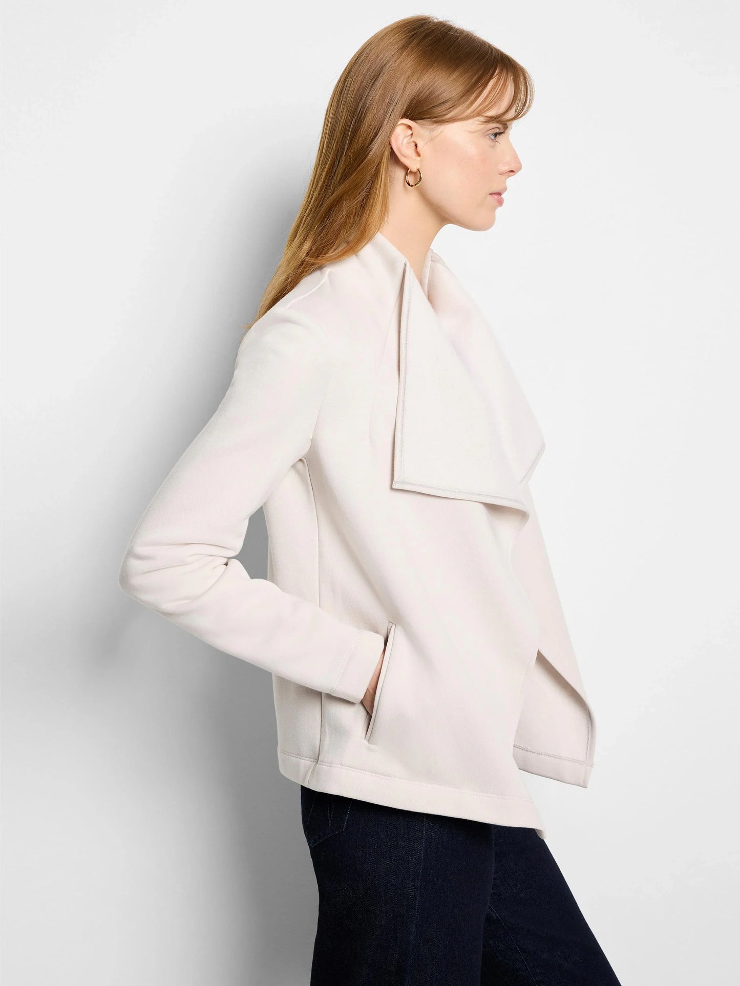 Lounge Around Moto Jacket - Sugar Cookie