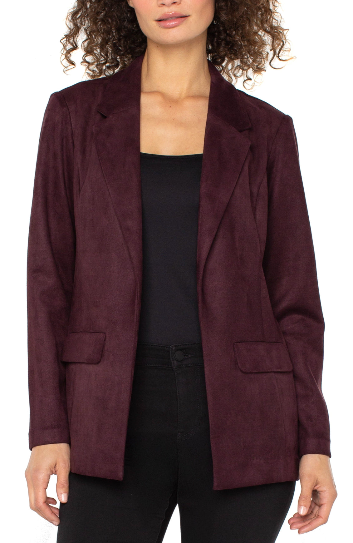 Boyfriend Blazer - Dark Oxblood