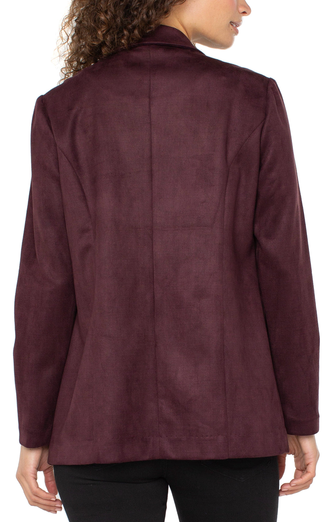 Boyfriend Blazer - Dark Oxblood