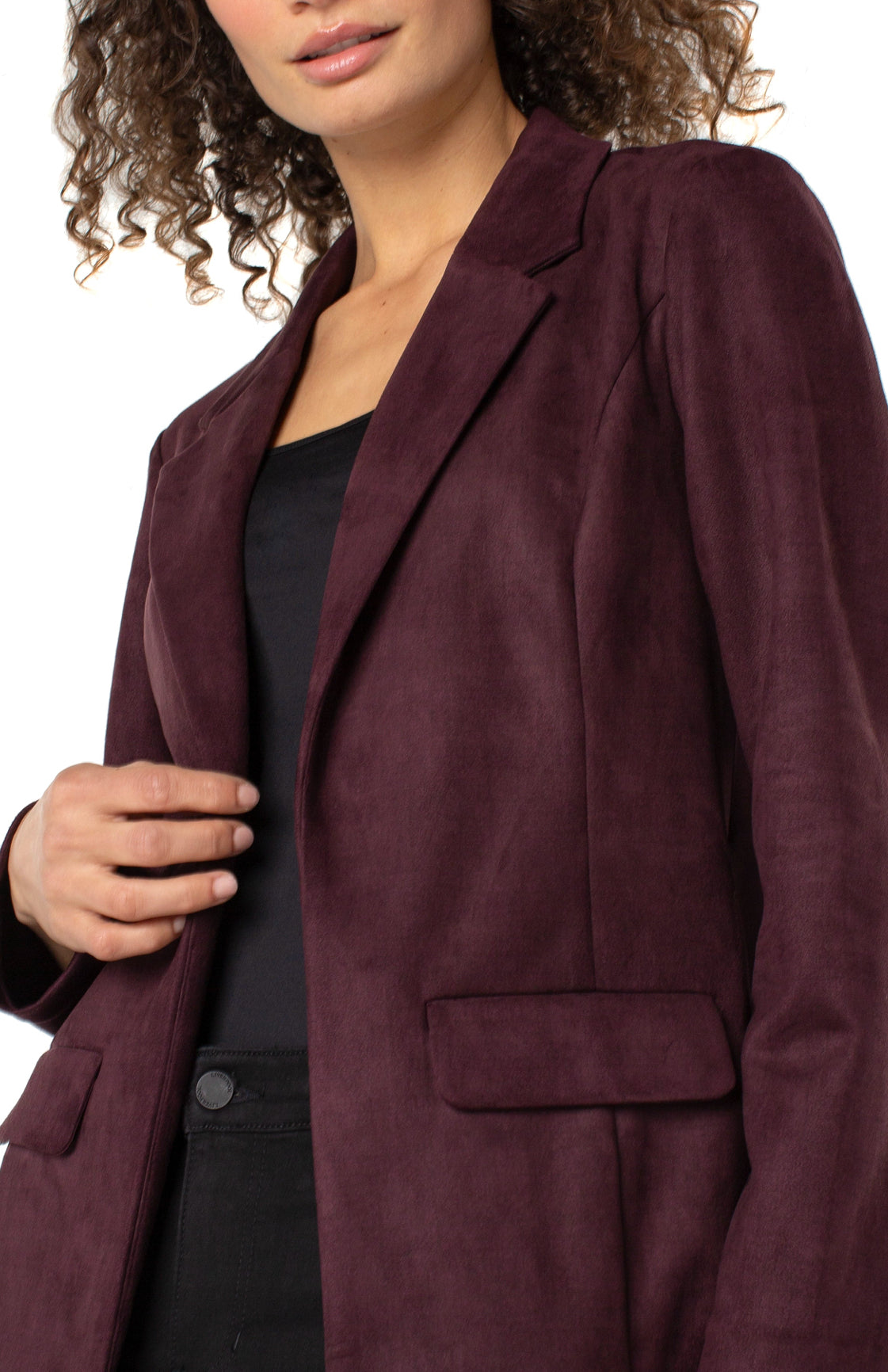 Boyfriend Blazer - Dark Oxblood