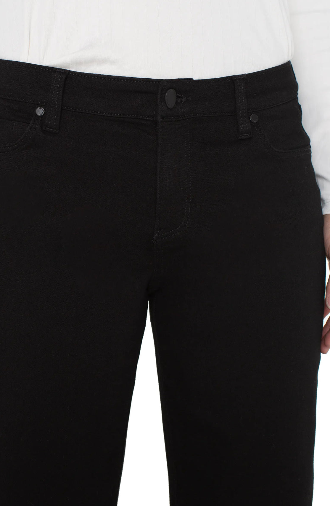 Stride High Rise Wide Leg Jeans - Black Rinse