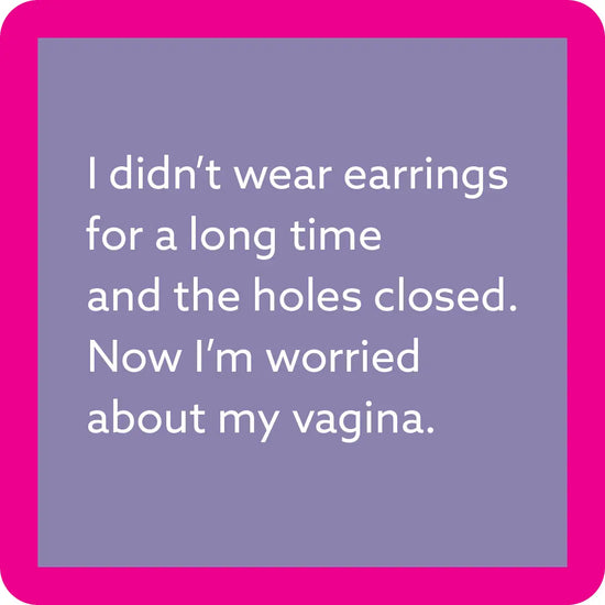 Holes Closed Coaster