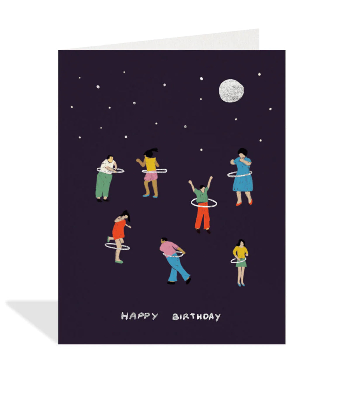 Hula Hoop Birthday Card