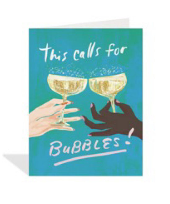 Calls for Bubbles Greeting Card