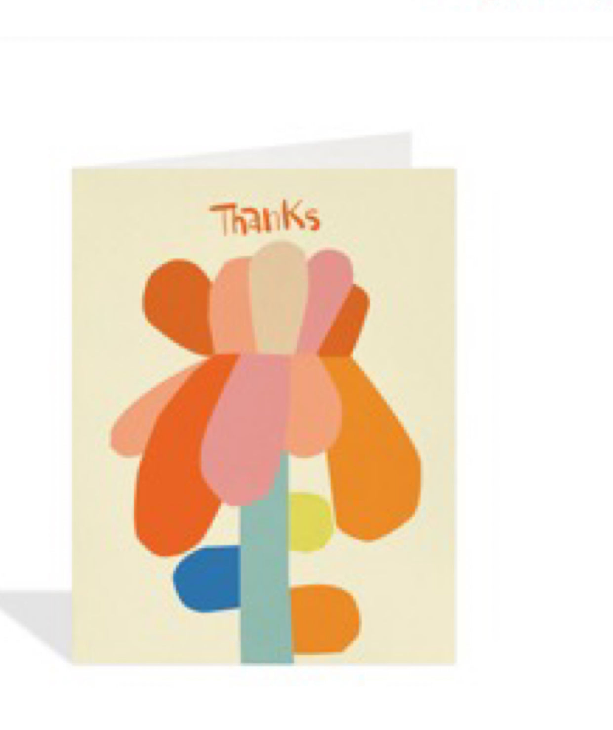 Blossoming Thanks Greeting Card