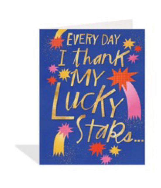 Lucky Stars Thank-You Greeting Card
