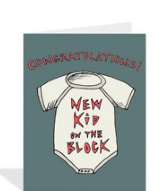 New Kid on the Block Greeting Card