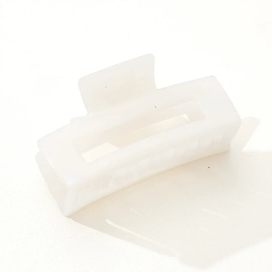 Luna Classic Claw Hair Clip - White