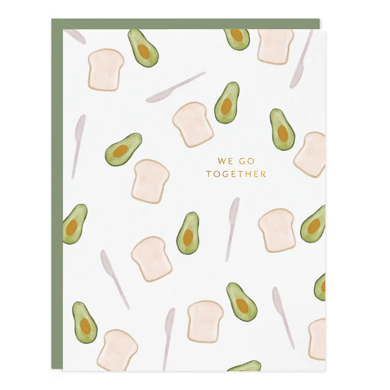 Avocado Toast Love Greeting Card