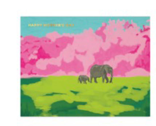 Mama Elephant Mother’s Day Greeting Card