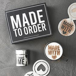 Coffee Stencils and Shaker