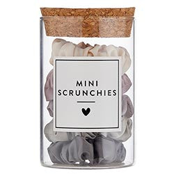 Satin Mini Scrunchies - Lilac Ash Ombre