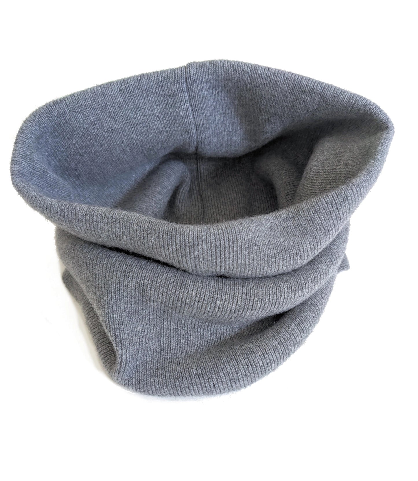 Double Layered Neck Warmer - Grey