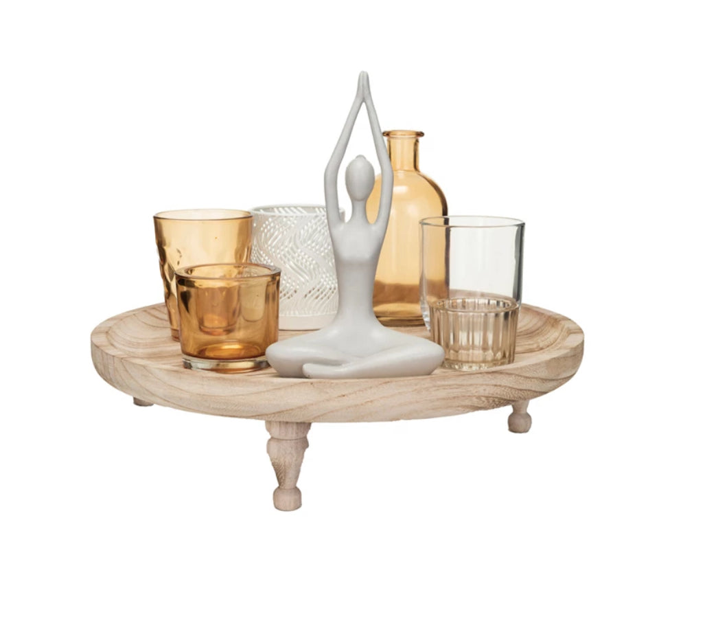 Footed Tray with Votive Candle Holders and more