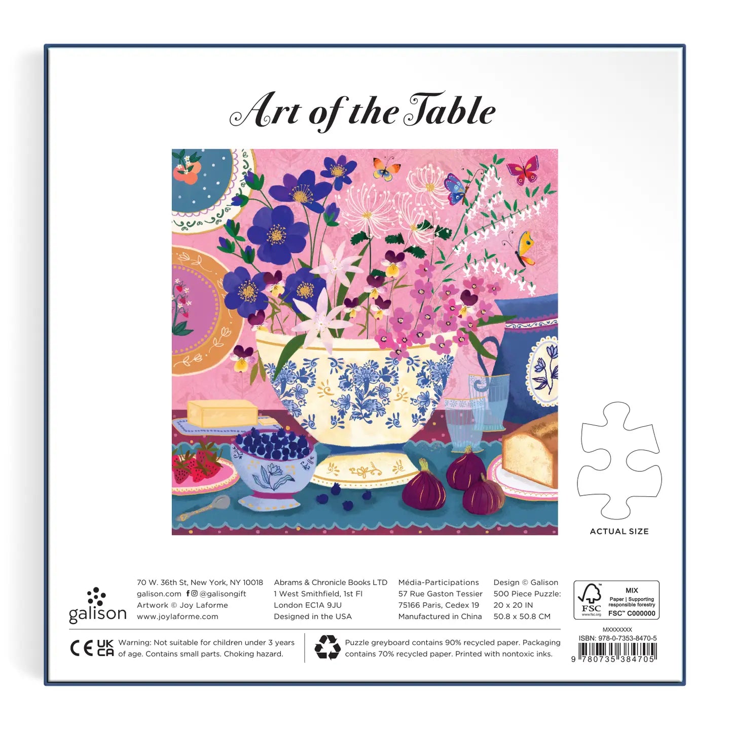 Art of the Table Jigsaw Puzzle