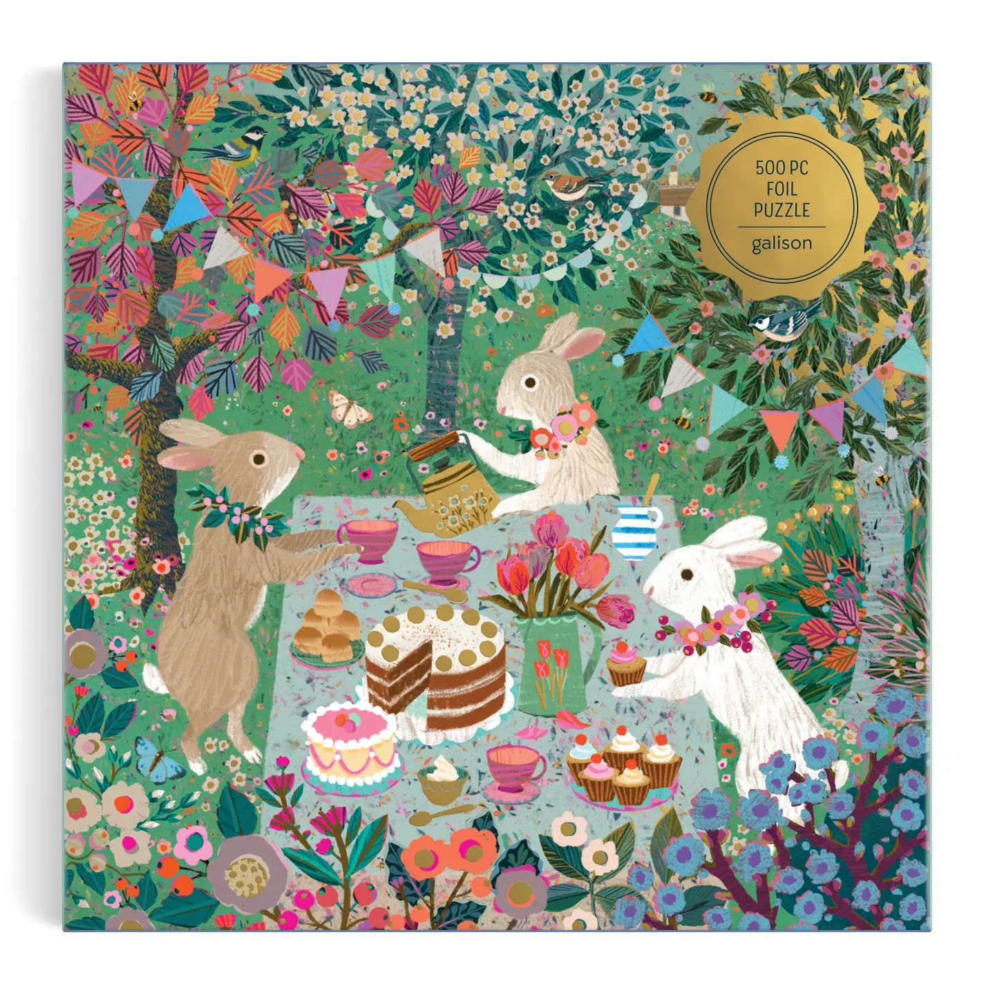 Spring Tea Party Jigsaw Puzzle