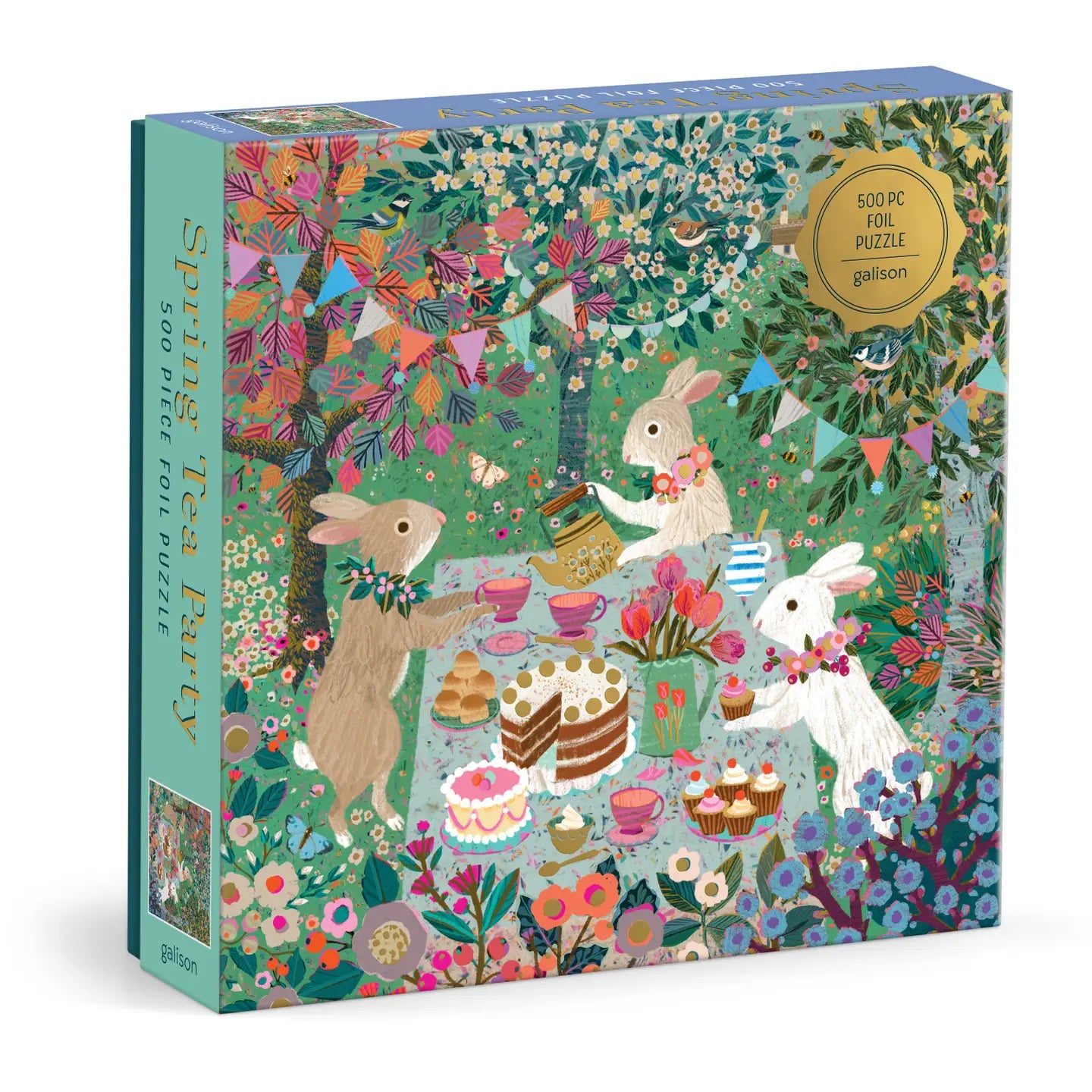 Spring Tea Party Jigsaw Puzzle