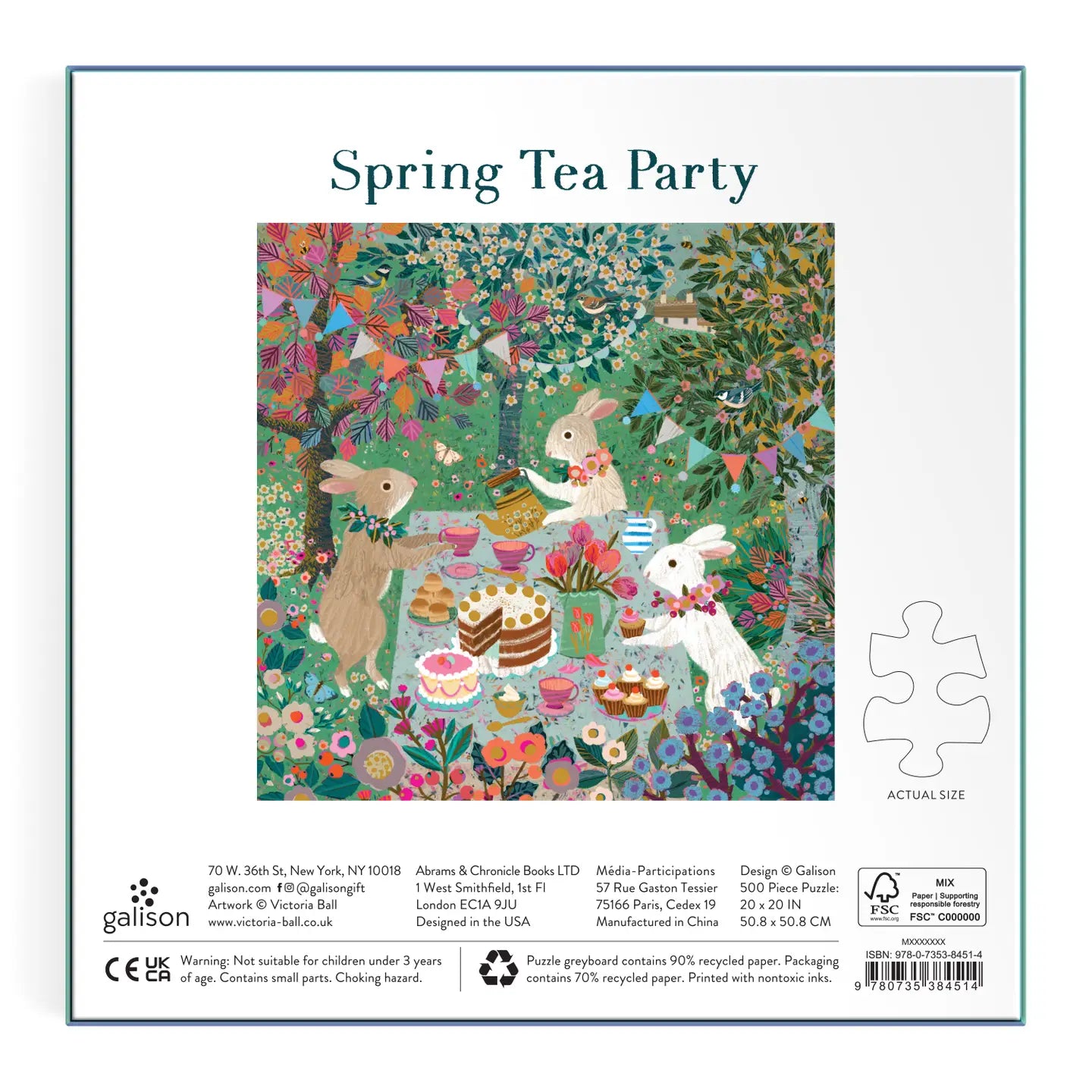 Spring Tea Party Jigsaw Puzzle