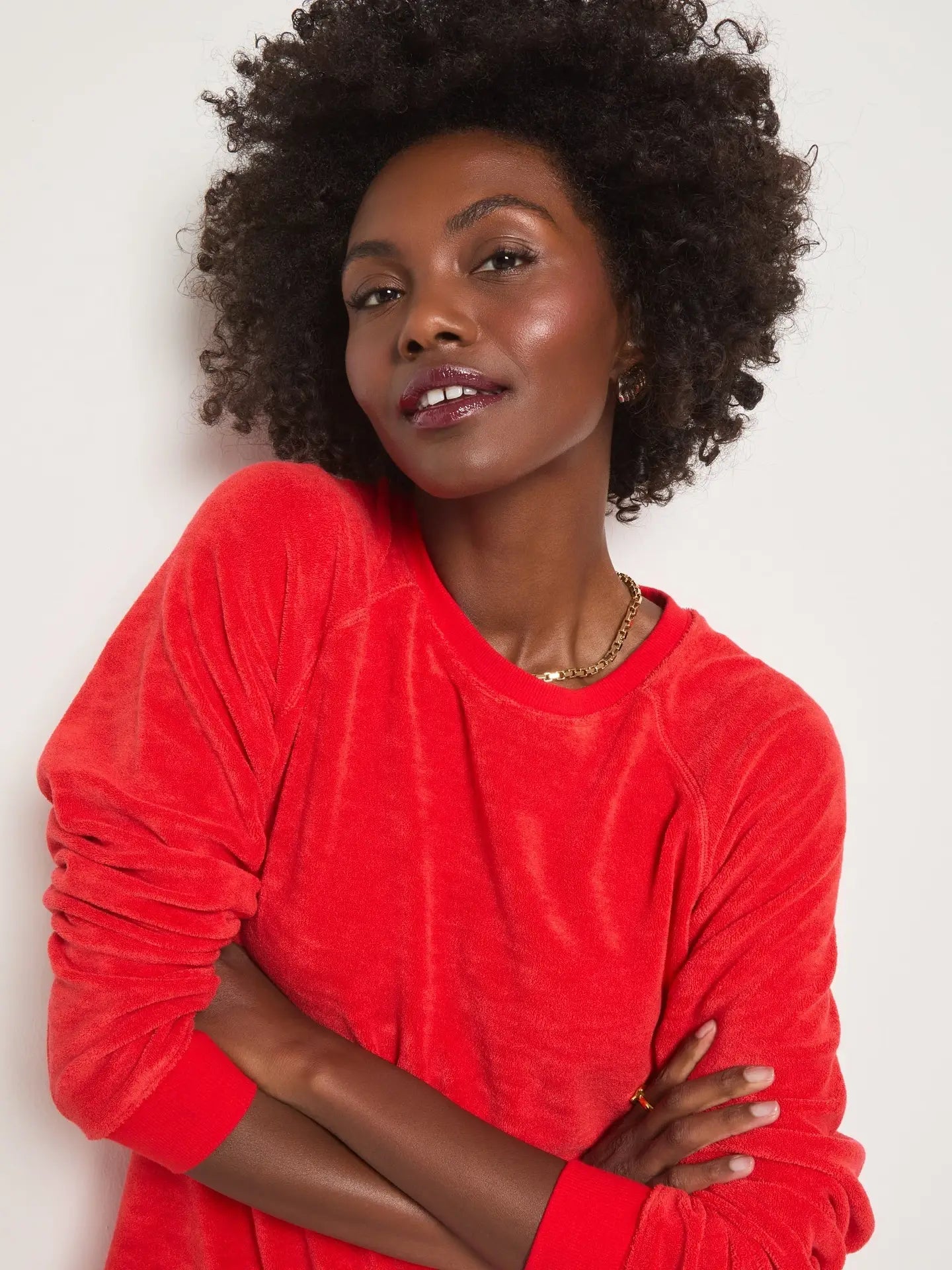 Clifton Pullover Top - Pomegranate