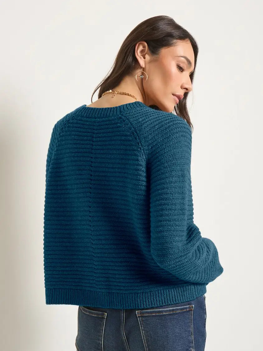 Meadow Cardigan Sweater - Deep Sea
