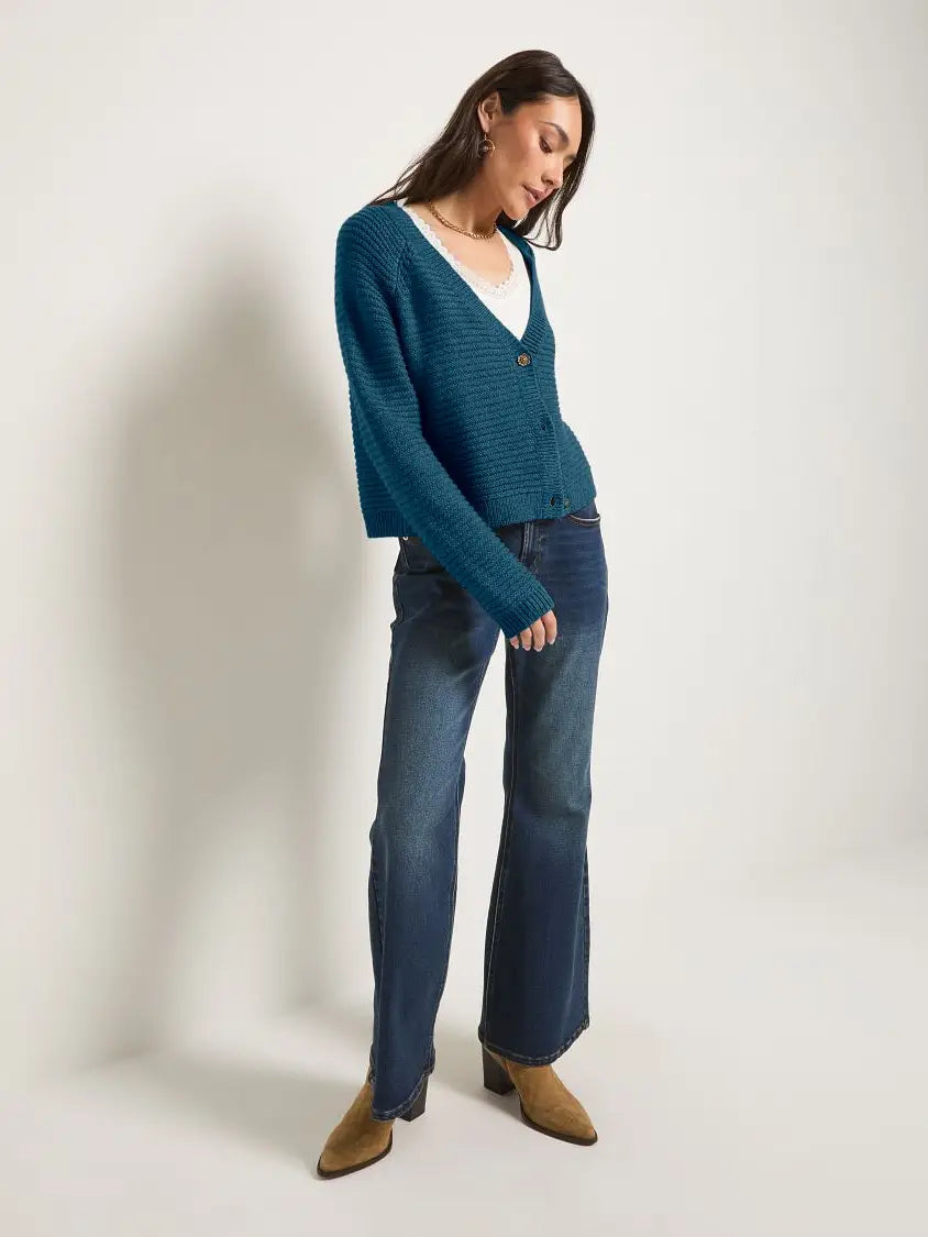 Meadow Cardigan Sweater - Deep Sea