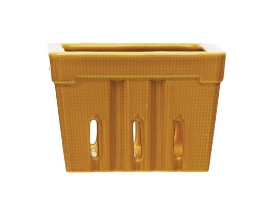 Textured Stoneware Berry Basket - Gold