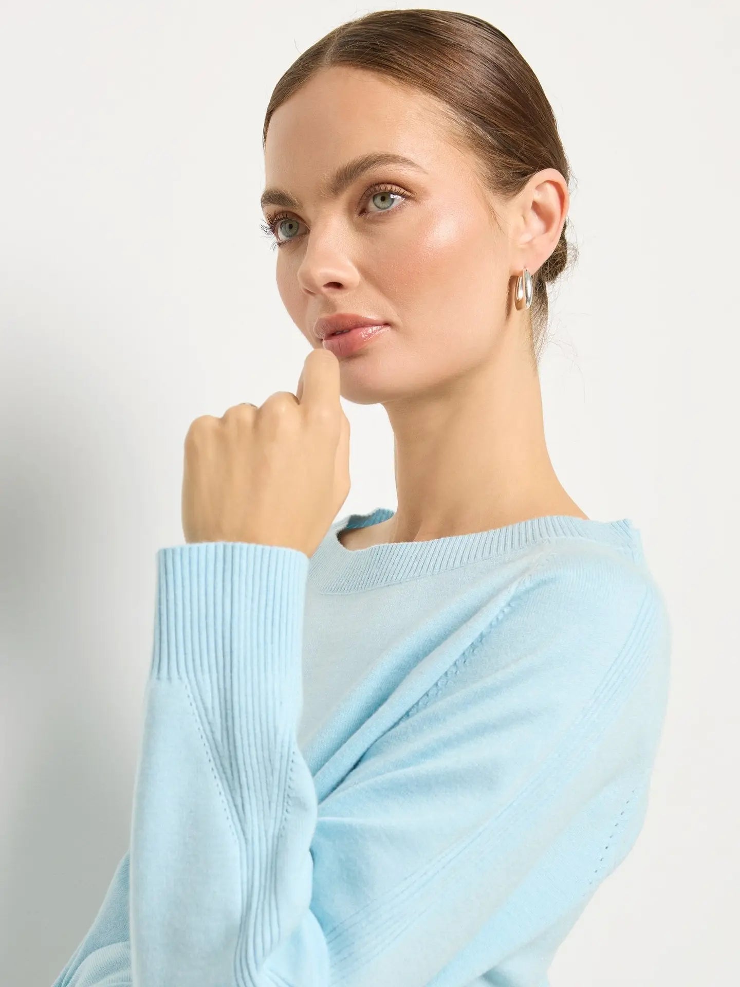 Harmony Tunic Sweater - Heather Ice