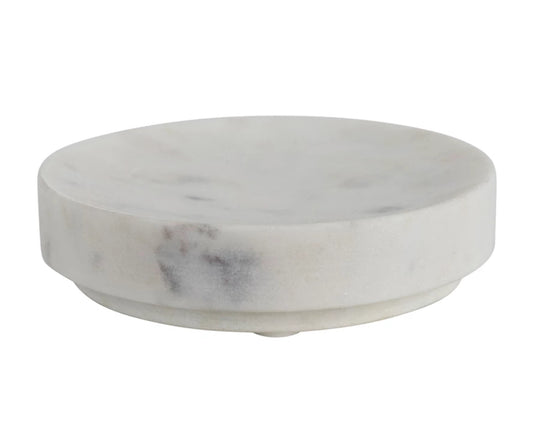 Marble Soap Dish - White