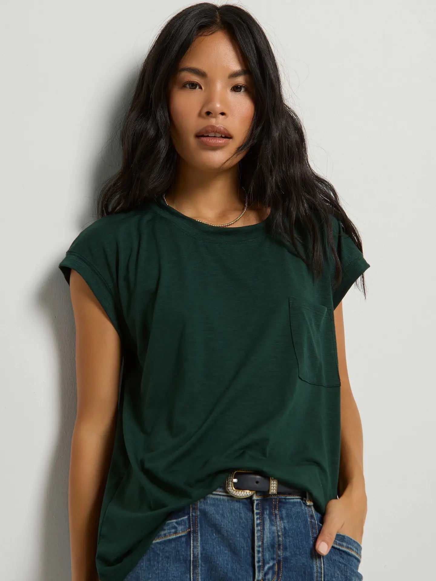 Merritt Island Tee - Hunter Green